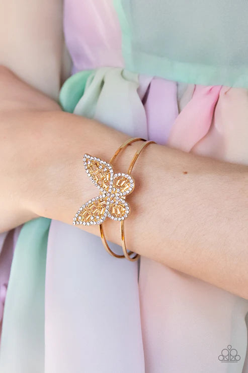 Butterfly Bella - Gold  Bracelet