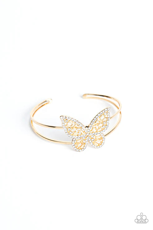Butterfly Bella - Gold  Bracelet