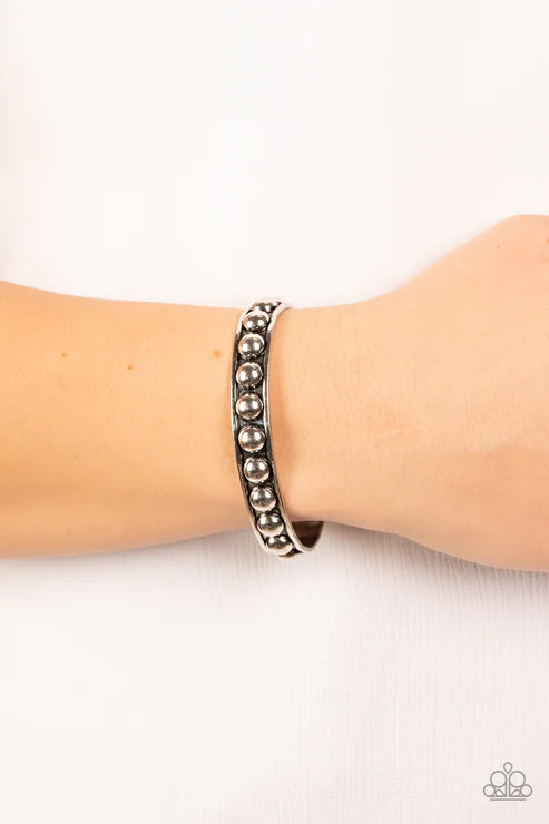 Clear As STUD - Silver Bracelet