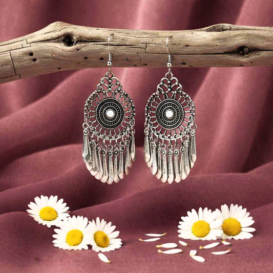 Dream a Little DREAMCATCHER - White  Earrings