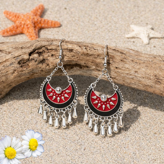 I Just Need CHIME - Red  Earrings