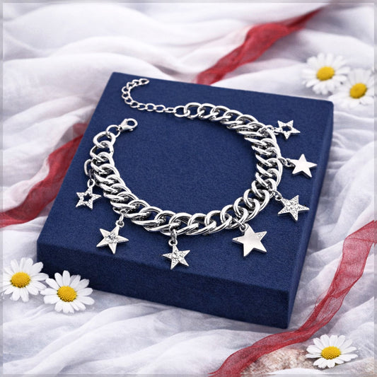 Cosmic Contemporary - White  Bracelet