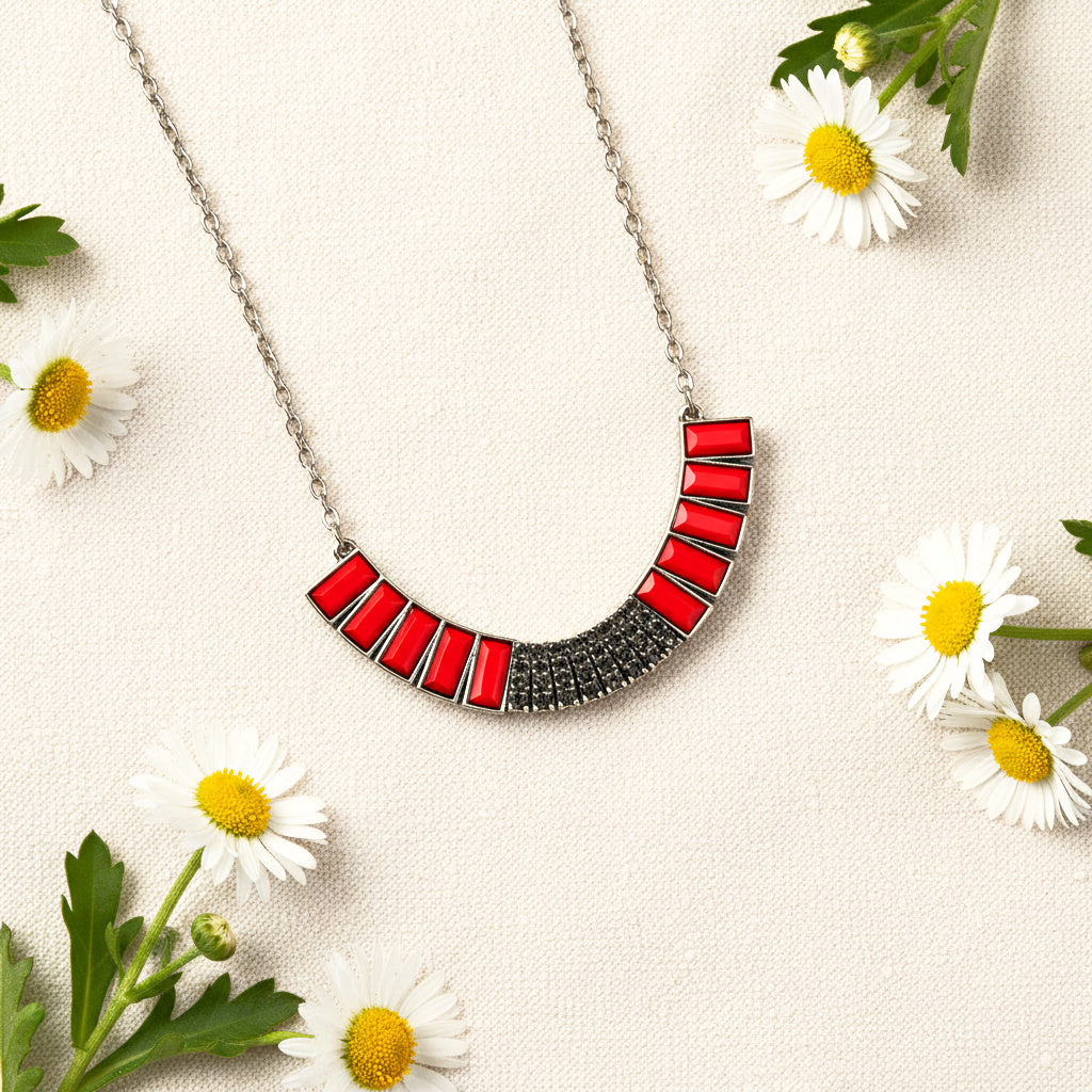 Coup de MANE - Red Necklace