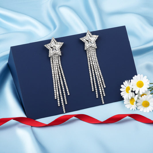 Currently Cosmic - White  Earrings