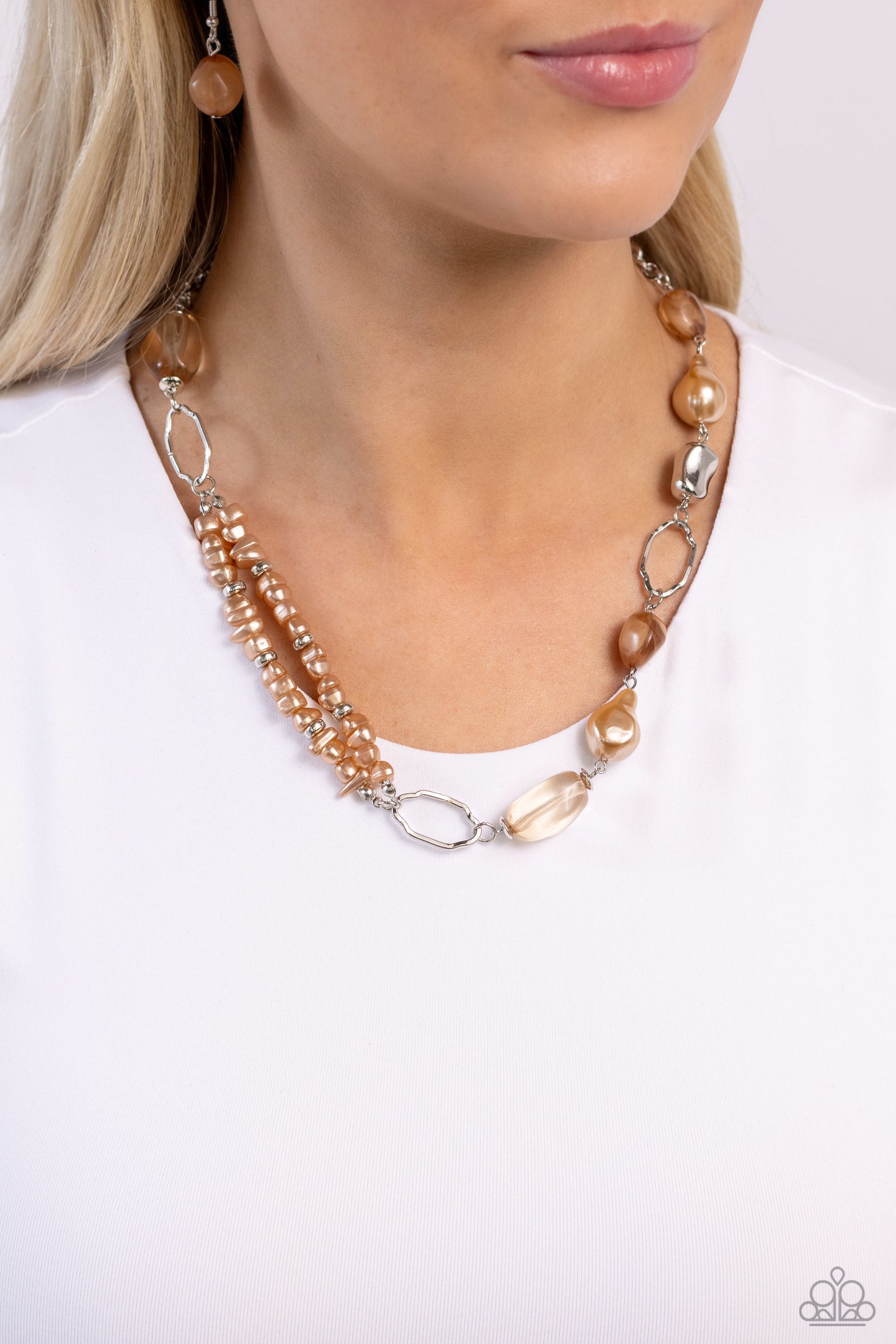 Easygoing Elegance - Brown  Necklace
