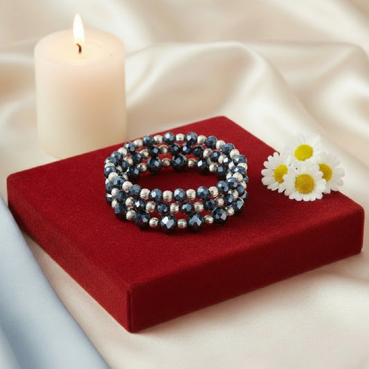 Eiffel Tower Tryst - Blue Bracelet