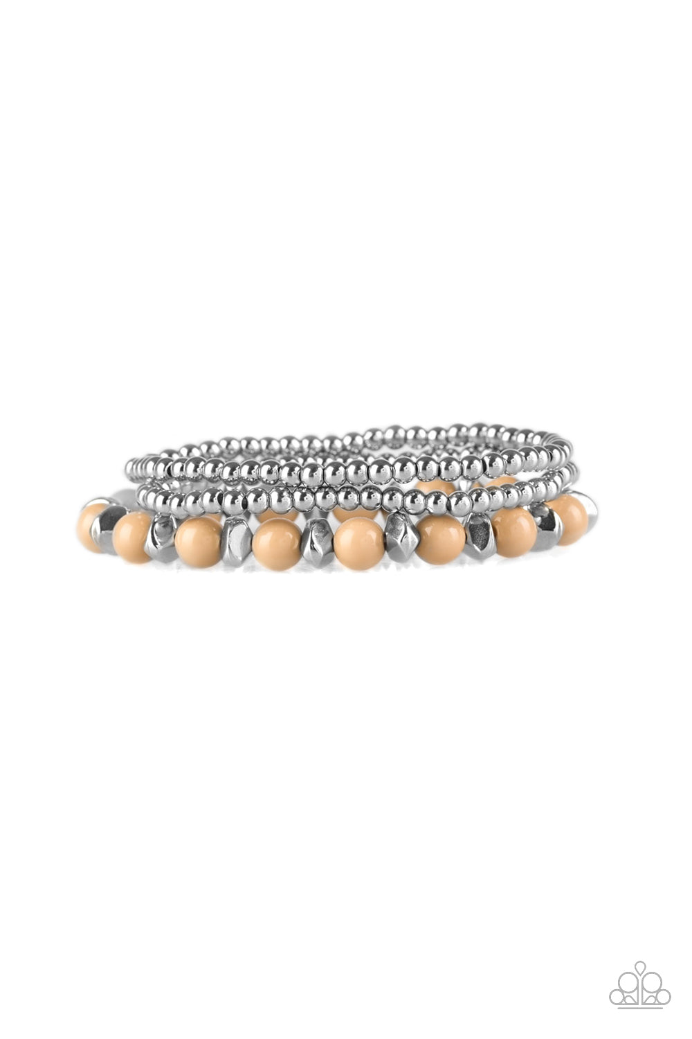Epic Escape - Brown  ~ Paparazzi Stretch Bracelet