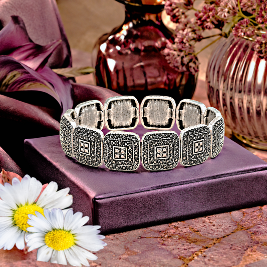 Radiantly Riviera - Silver Bracelet