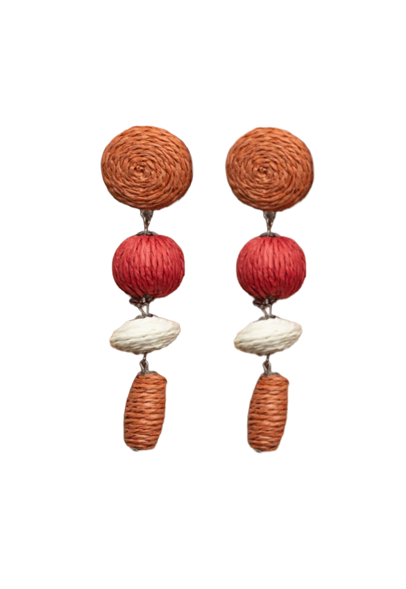 Twine Tango - Multi  Post Earrings
