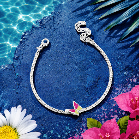 Aerial Atmosphere - Pink  Ankle Bracelet