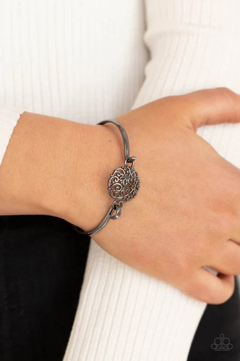 Filigree Fiesta - Black/Gunmetal  Bracelet