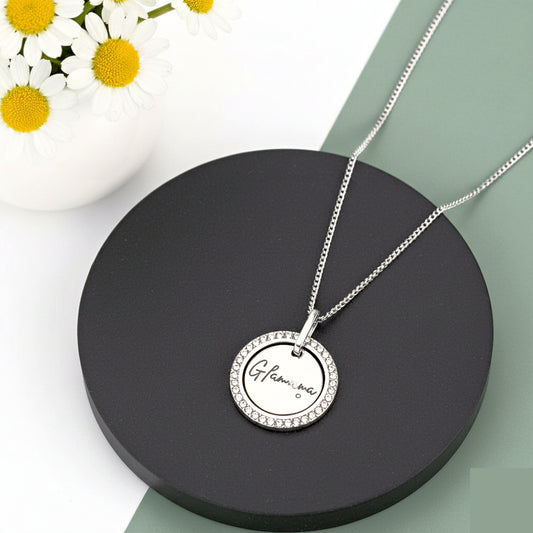 Glam-ma Glamorous - White  Necklace
