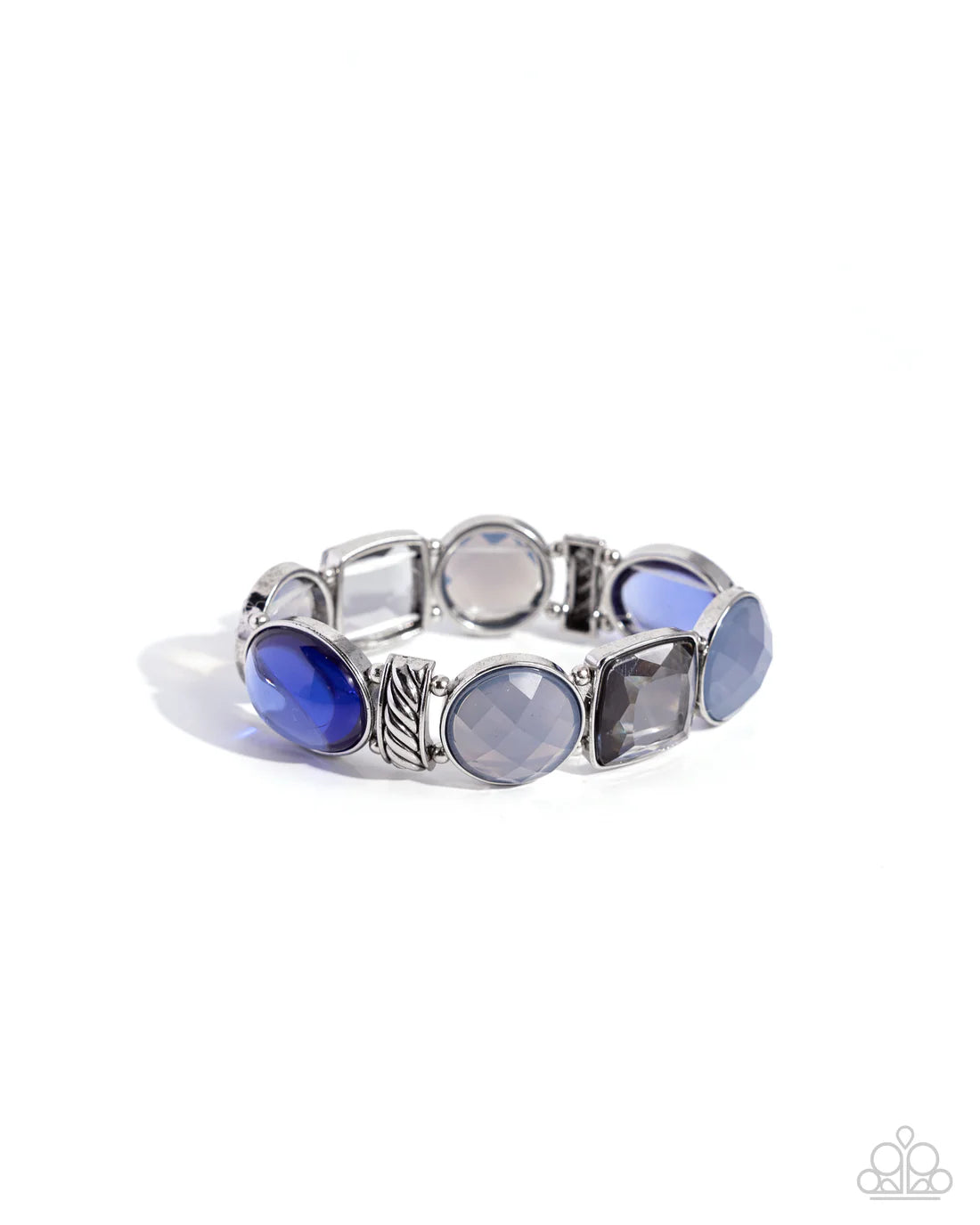 Glassy Generosity - Blue  Bracelet