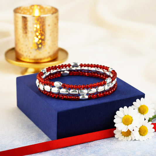 Hello Beautiful - Red - Bracelet
