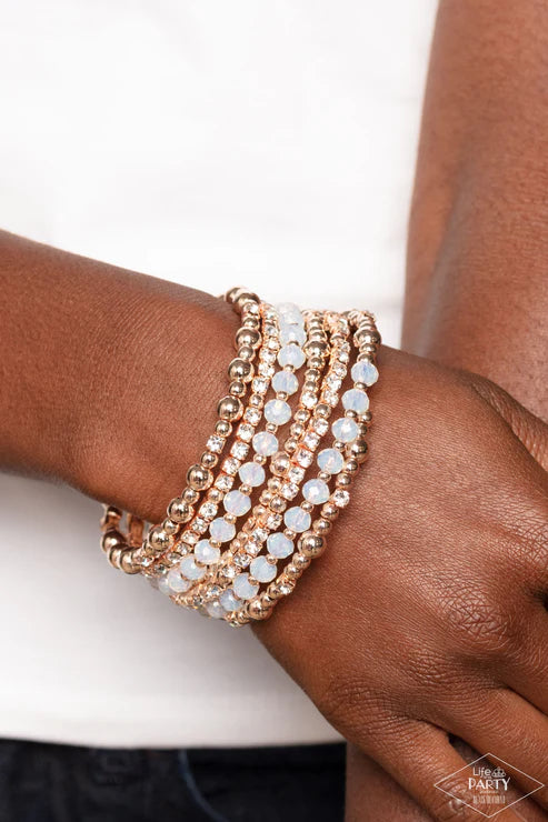 Ice Knowing You - Rose Gold  Bracelet