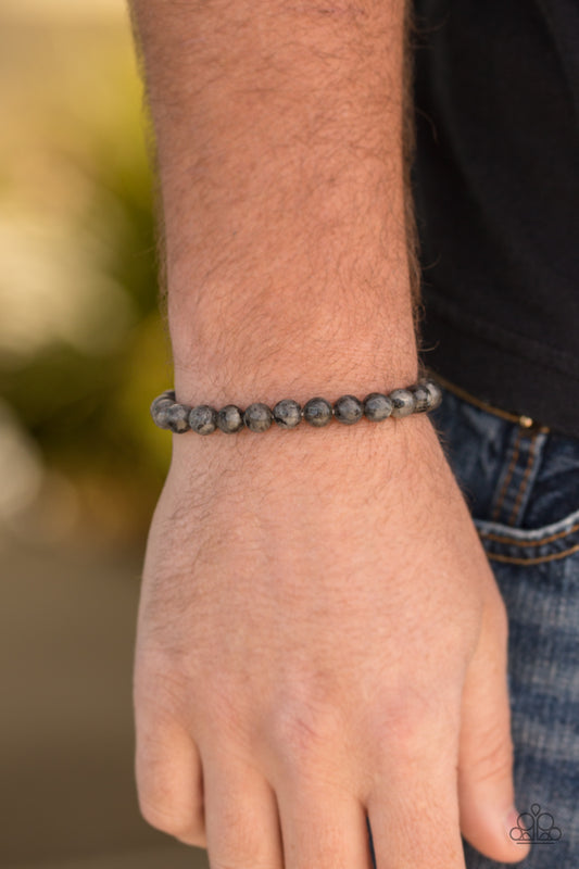Motivation - Silver  ~ Paparazzi Urban Bracelet