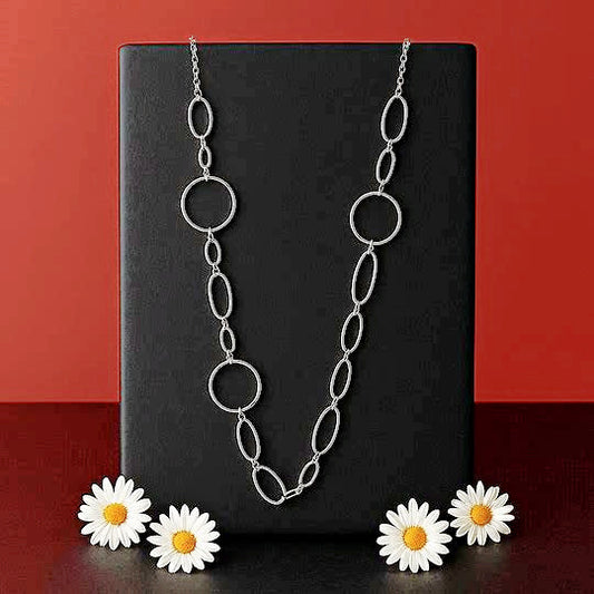 Perfect Mismatch - Silver Necklace