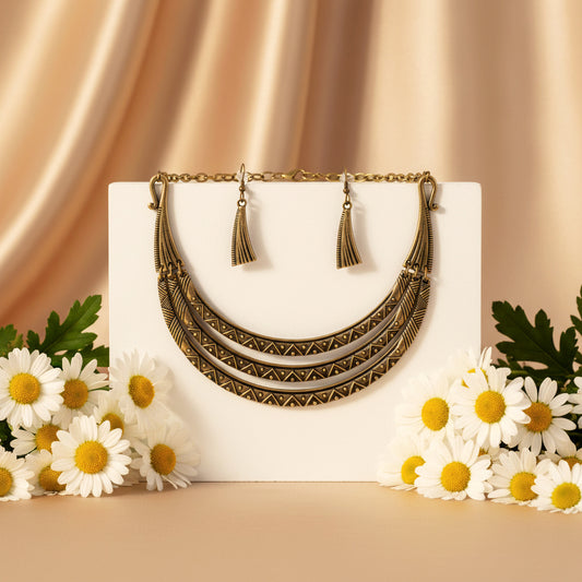 Primal Princess - Brass  Necklace