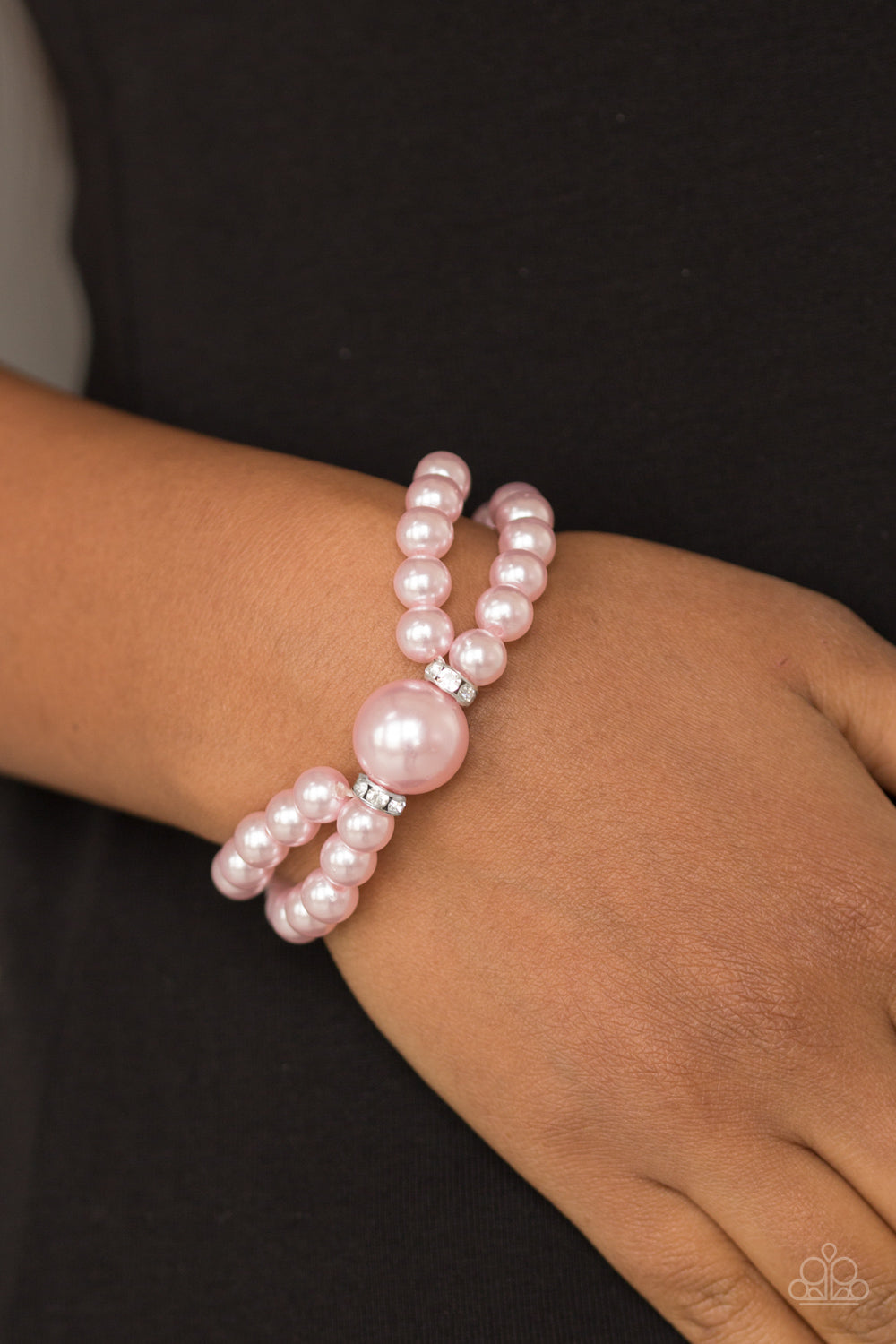 The "Romantic Redux" Pink Pearl Bracelet