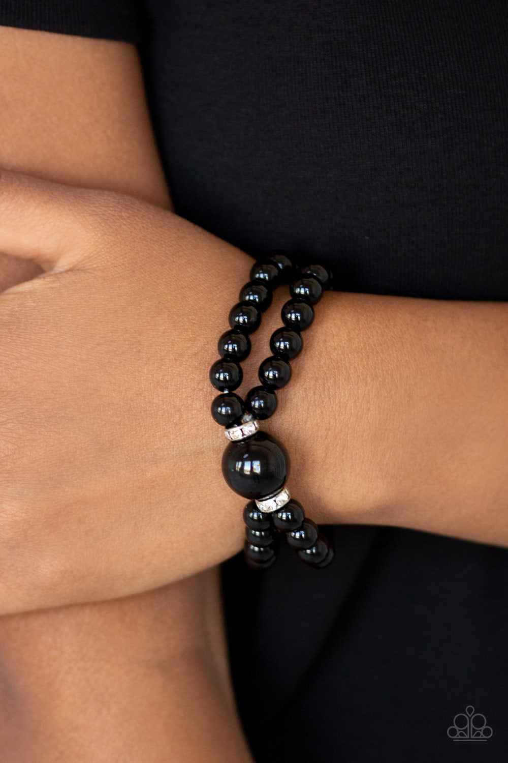 The "Romantic Redux" Black Bracelet