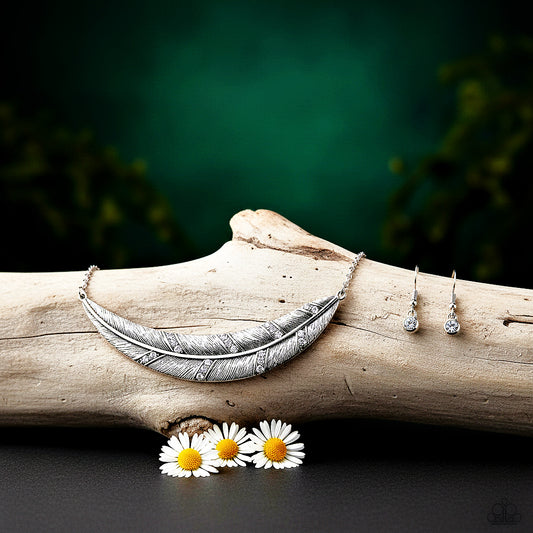 Say You QUILL - Silver  Necklace
