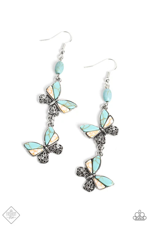 4 Piece Butterfly Set - Blue