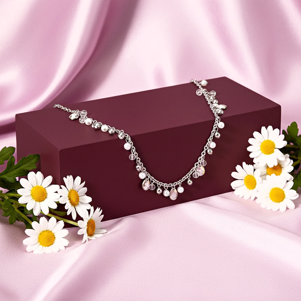 Springtime Sophistication - White Necklace