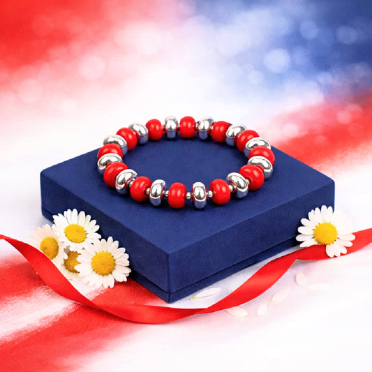 The "Stone Age Aesthetic" Red Bracelet