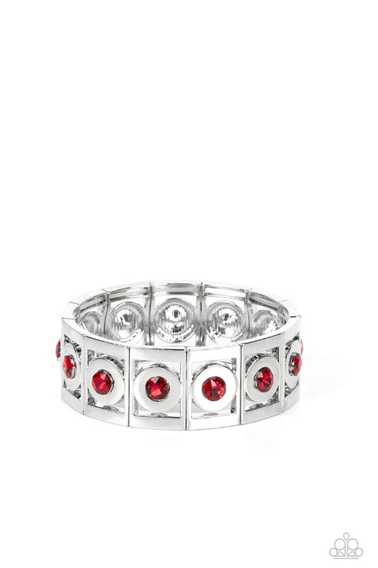 Stretch of Drama - Red  Paparazzi Bracelet