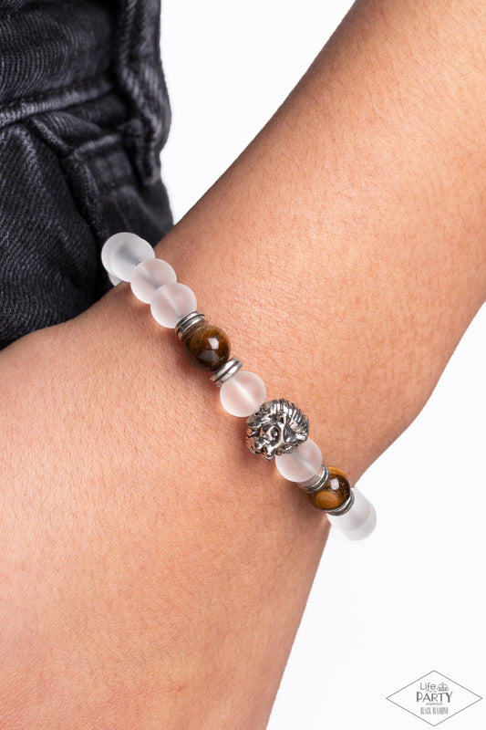 The Lions Share - Brown  ~ Paparazzi Stretch Bracelet