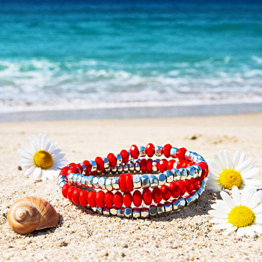 Very Vivacious - Red Bracelet