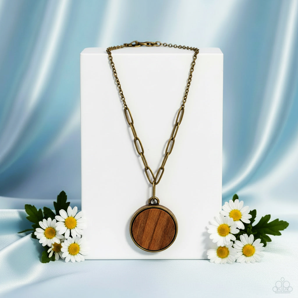 WOODnt Dream of It – Brass Necklace