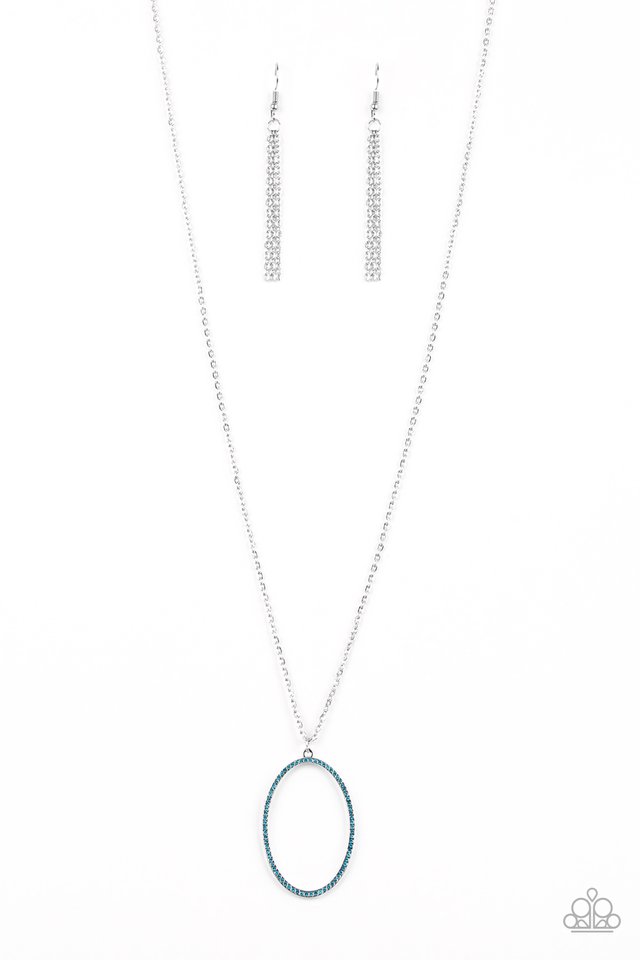 A Dazzling Distraction - Blue  Necklace