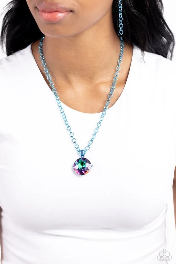 Las Vegas Dip - Blue Necklace
