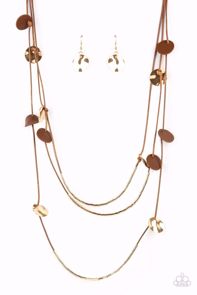 Alluring Luxe - Brown ~ Paparazzi Long/Opera (28-34") Necklace