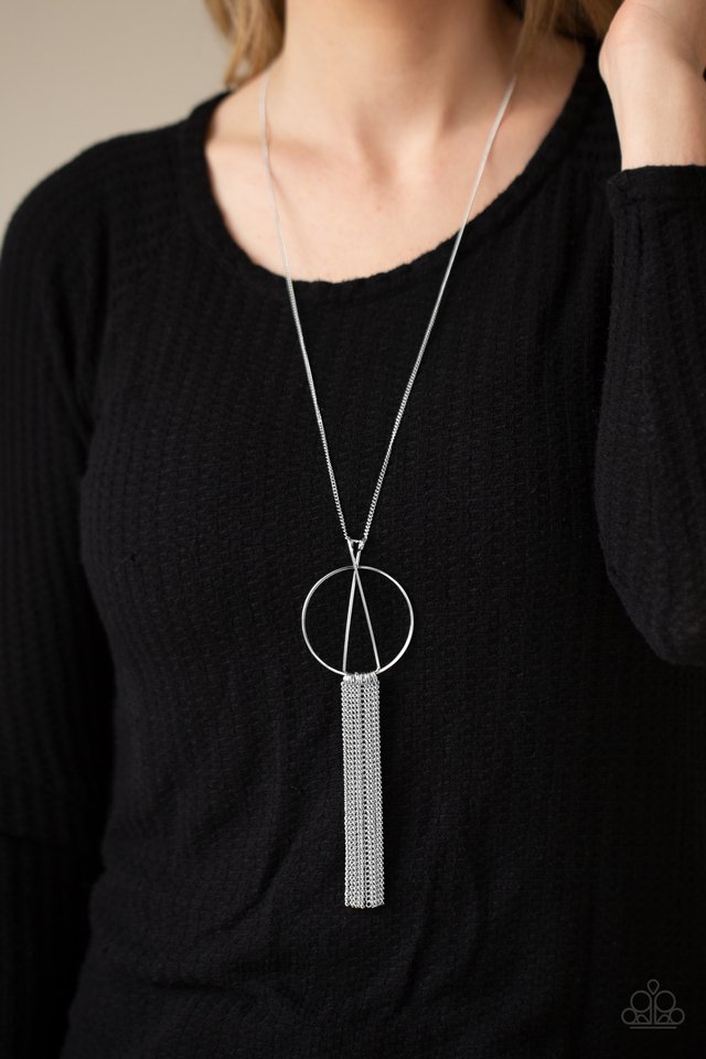 Apparatus Appliqué – Silver Necklace