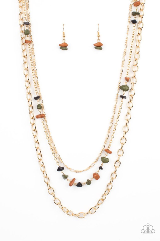 Artisanal Abundance - Multi ~ Paparazzi Long / Opera (28–34") Necklace