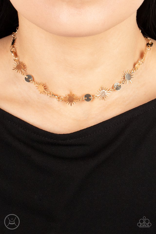 Astro Goddess - Gold ~ Paparazzi Choker