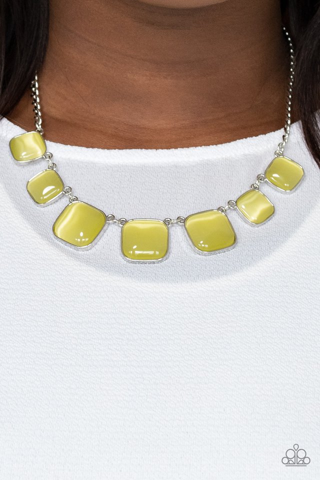 Aura Allure - Yellow  ~ Paparazzi Everyday/Princess (18") Necklace