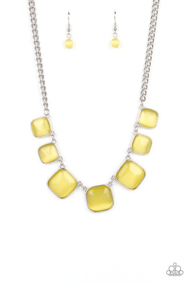 Aura Allure - Yellow  ~ Paparazzi Everyday/Princess (18") Necklace