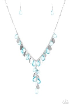 Sailboat Sunsets - Blue Necklace