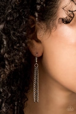 Turn Up The Mix - Black/Silver Necklace