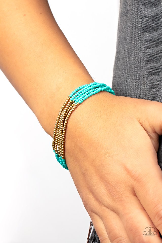 BEAD Bold - Blue   Bracelet