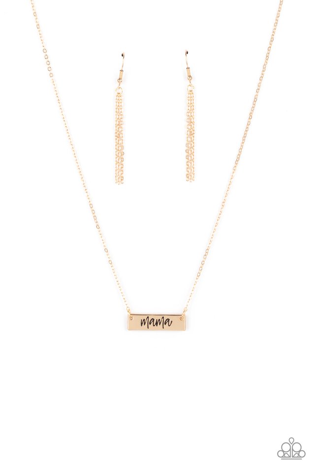 Blessed Mama - Gold  Necklace