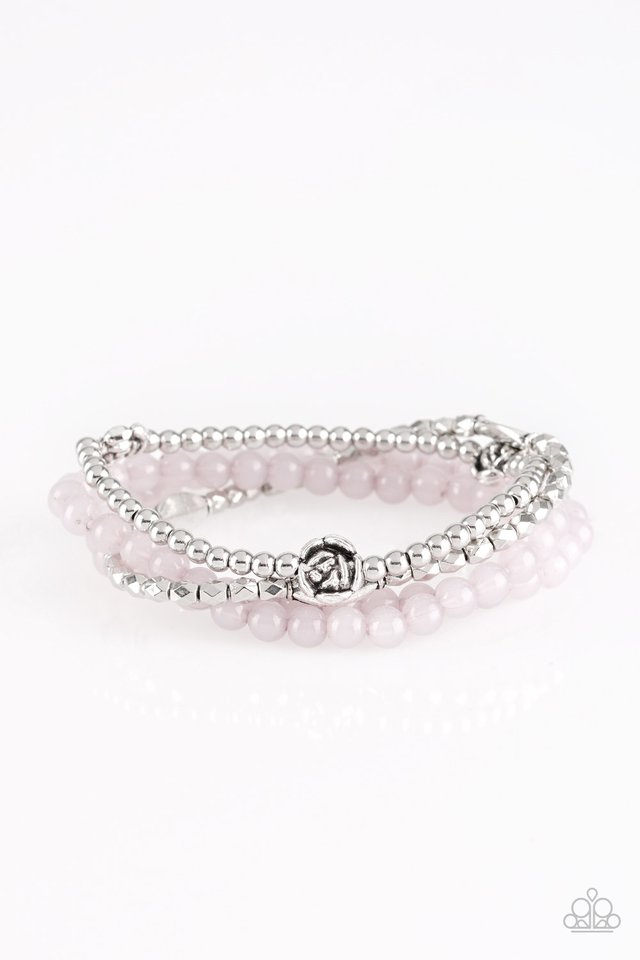 Blooming Buttercups - silver  ~ Paparazzi Stretch Bracelet