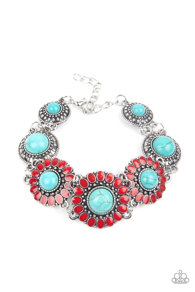 Bodaciously Badlands - Red  ~ Paparazzi Clasp Bracelet