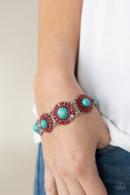 Bodaciously Badlands - Red  ~ Paparazzi Clasp Bracelet