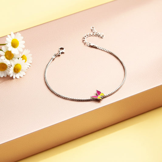 Aerial Atmosphere - Pink  Ankle Bracelet