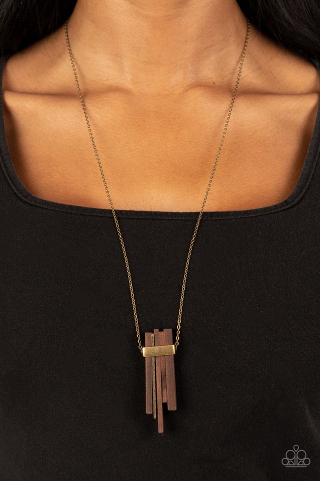 Cayman Castaway – Brass Necklace