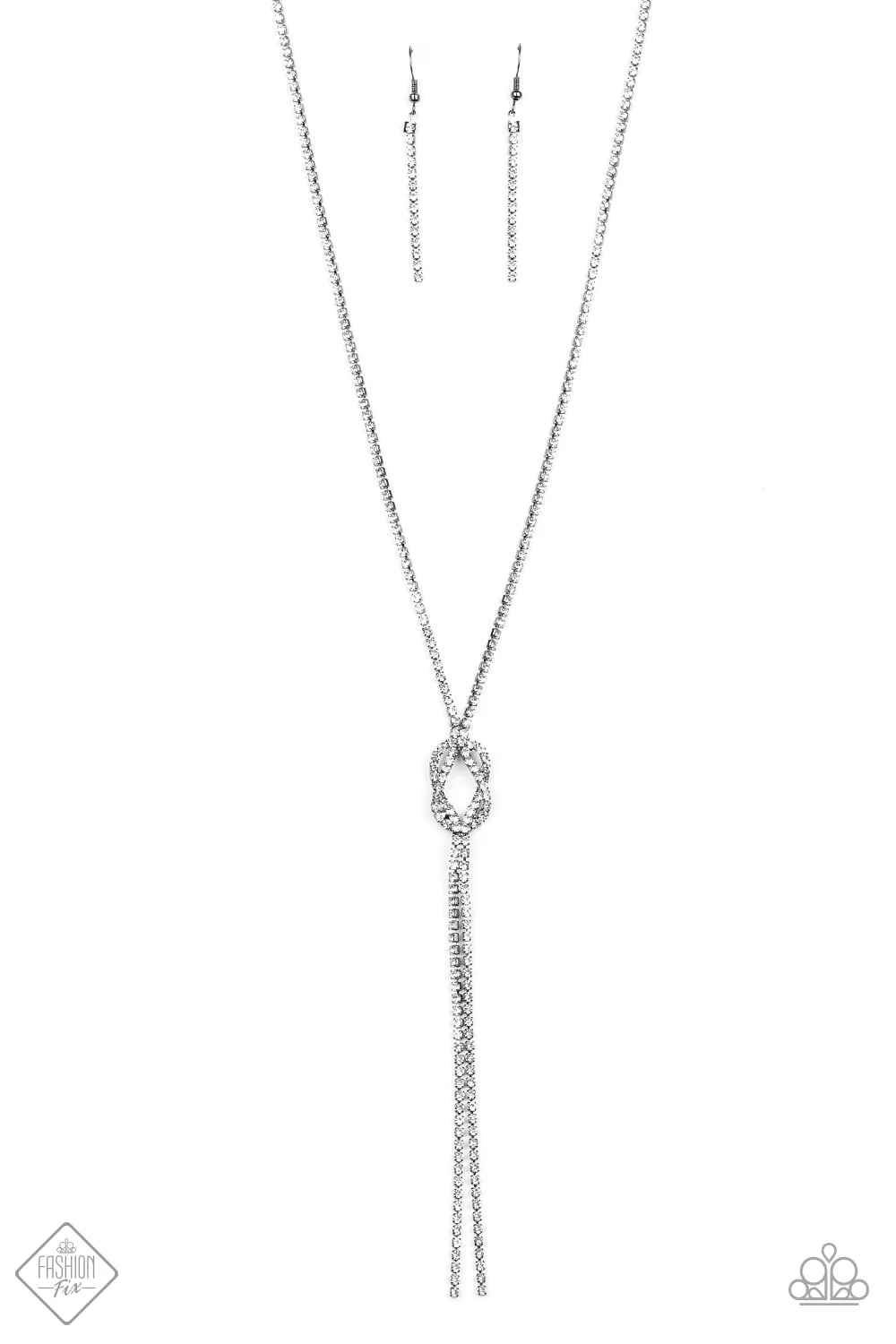 Knock Out Knot - Black Necklace